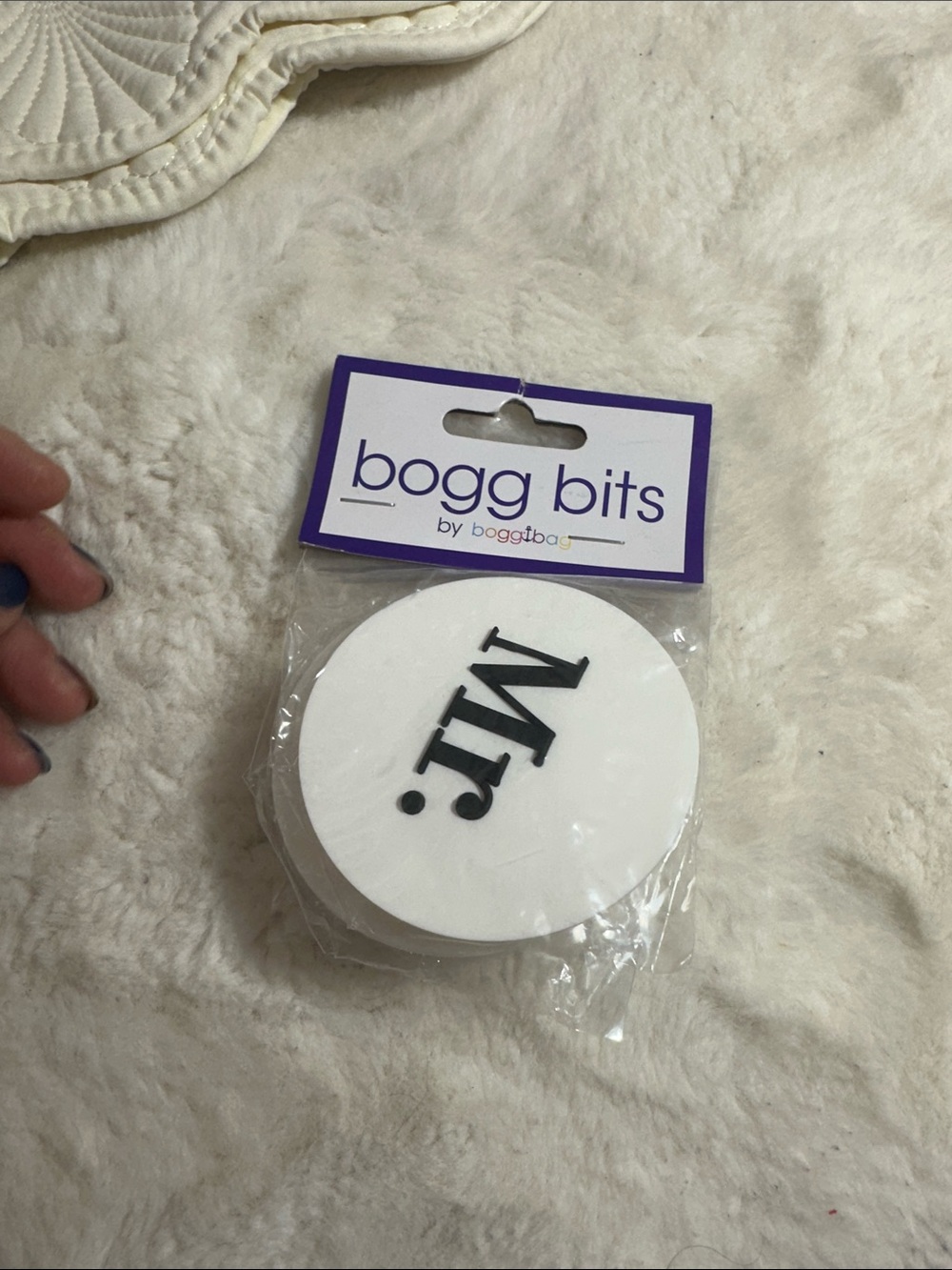 Bogg bag Mr. & Mrs bits